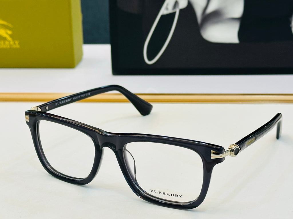 Burberry BE2437A Acetate Fashion Black Lens Sunglasses for Men & Women - detail image 6