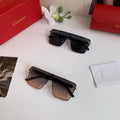 Cartier Square Black Lens Sunglasses for Men & Women - 432364