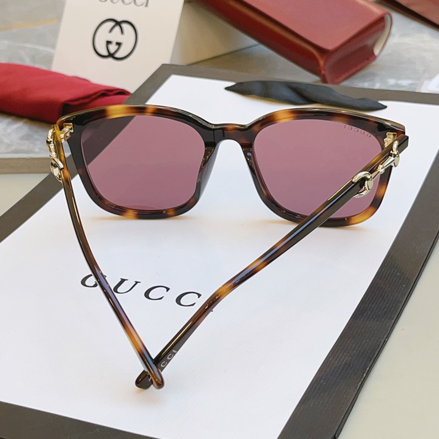 Gucci GG2057SK Fashion Black Lens Sunglasses for Men & Women - 493269 - detail image 7