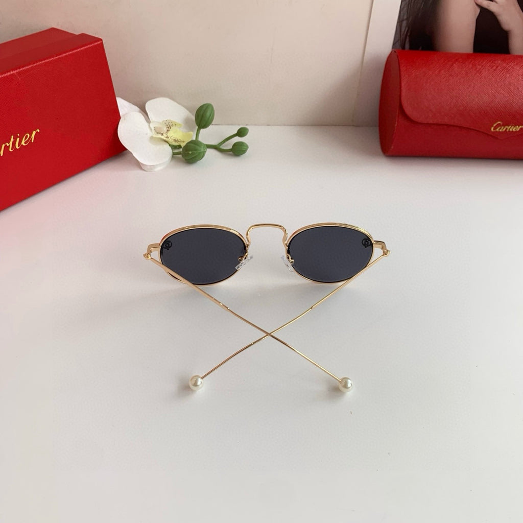 Cartier Round Silver Lens Sunglasses for Men & Women - detail image 2