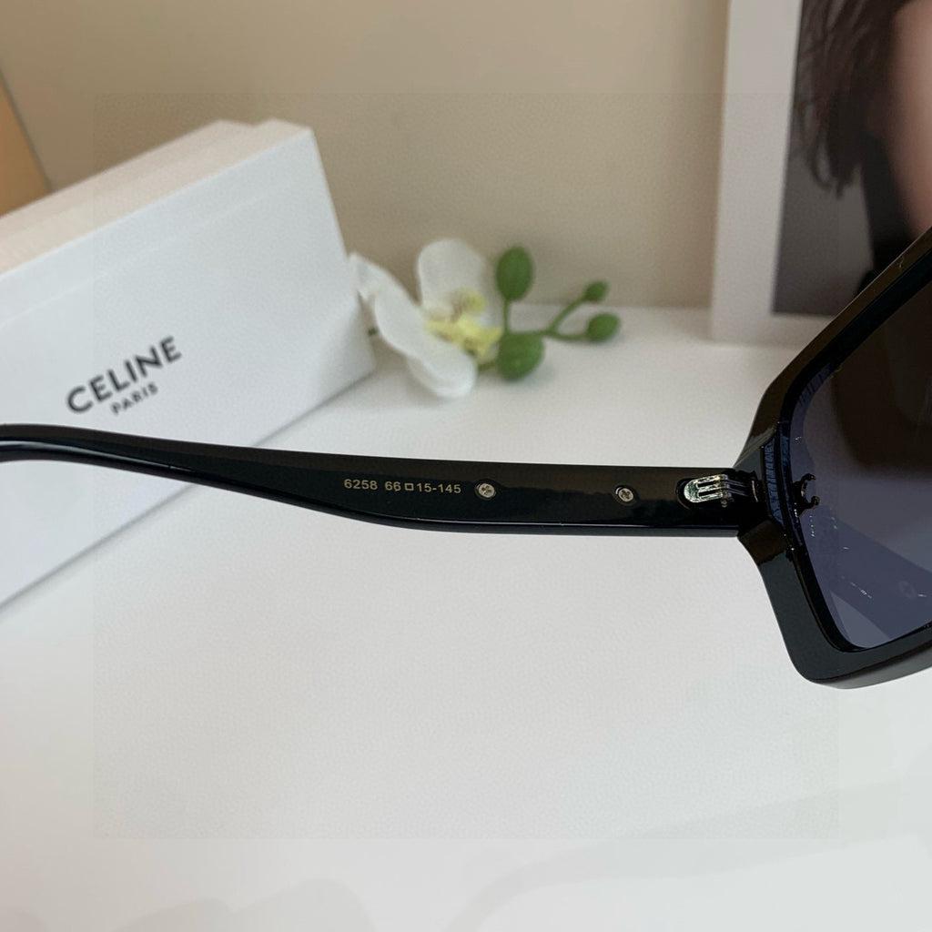 Celine Square Black Lens Sunglasses for Men & Women - 449239