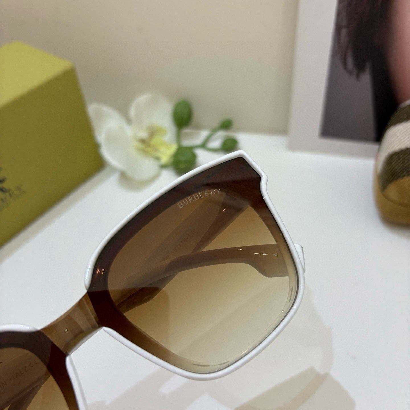 Burberry Square Brown Lens Sunglasses for Men & Women - 935112
