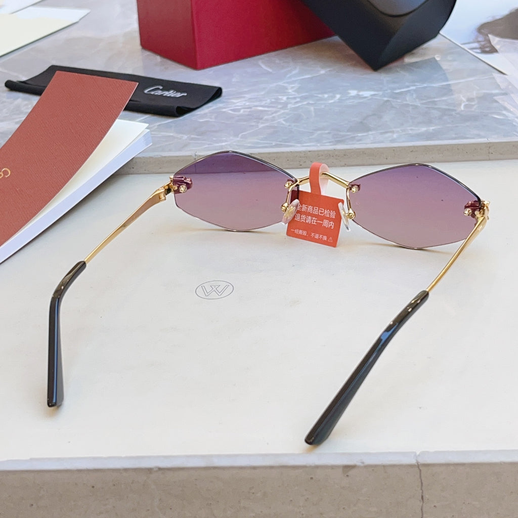 Cartier CT0433S Fashion Red Lens Sunglasses for Men & Women - 415937 - detail image 6