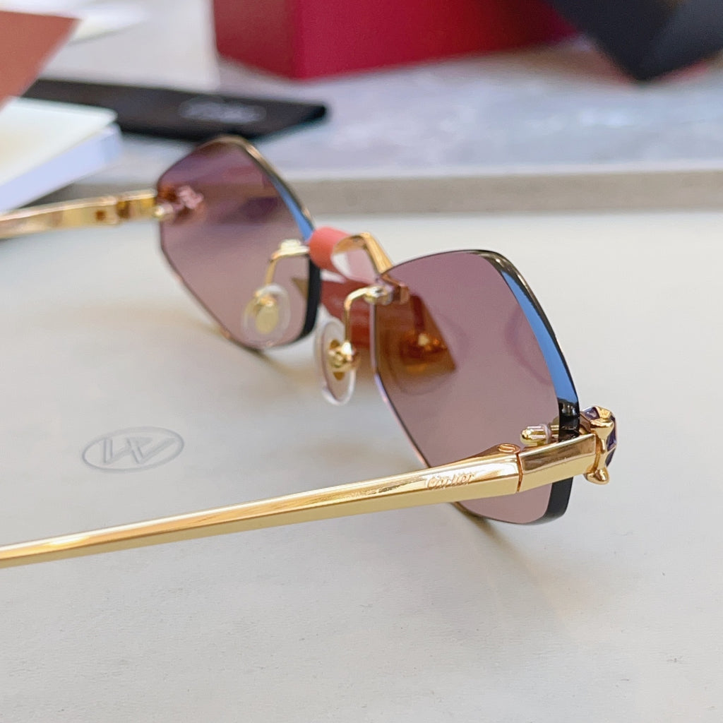 Cartier CT0433S Fashion Red Lens Sunglasses for Men & Women - 415937 - detail image 7