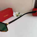 Cartier Square Green Lens Sunglasses for Men & Women