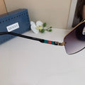 Gucci Metal Square Silver Lens Sunglasses for Men & Women - 448756