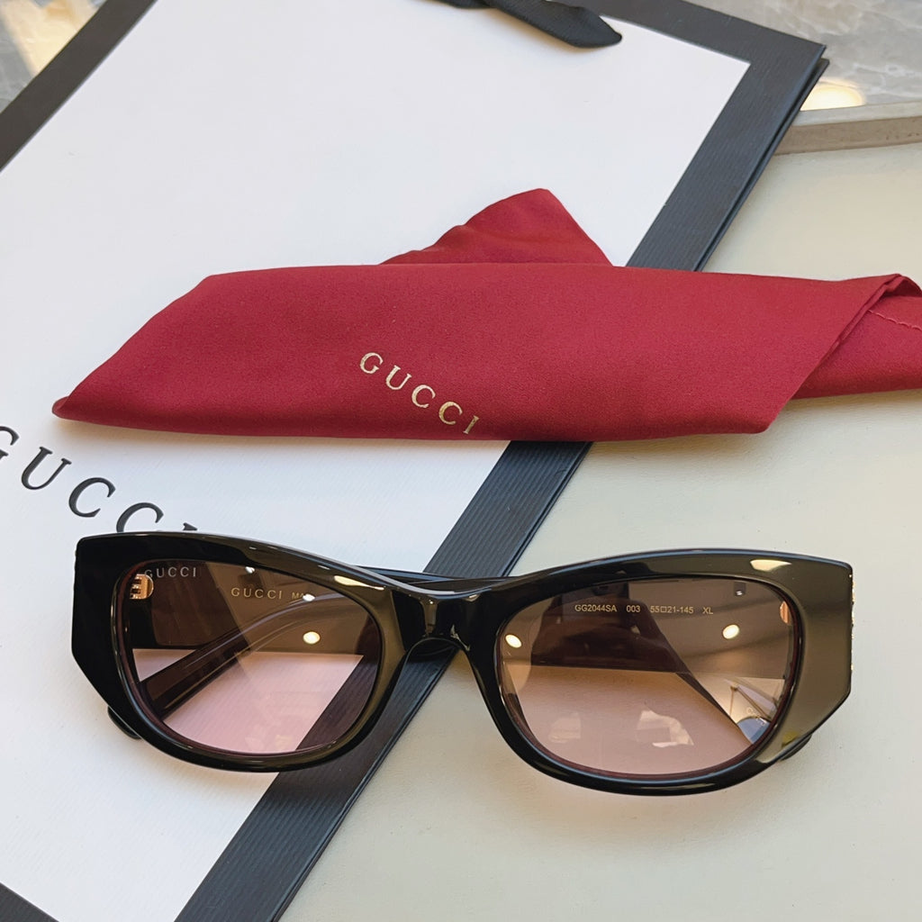 Gucci GG2044SA Fashion Red Lens Sunglasses for Men & Women - detail image 4