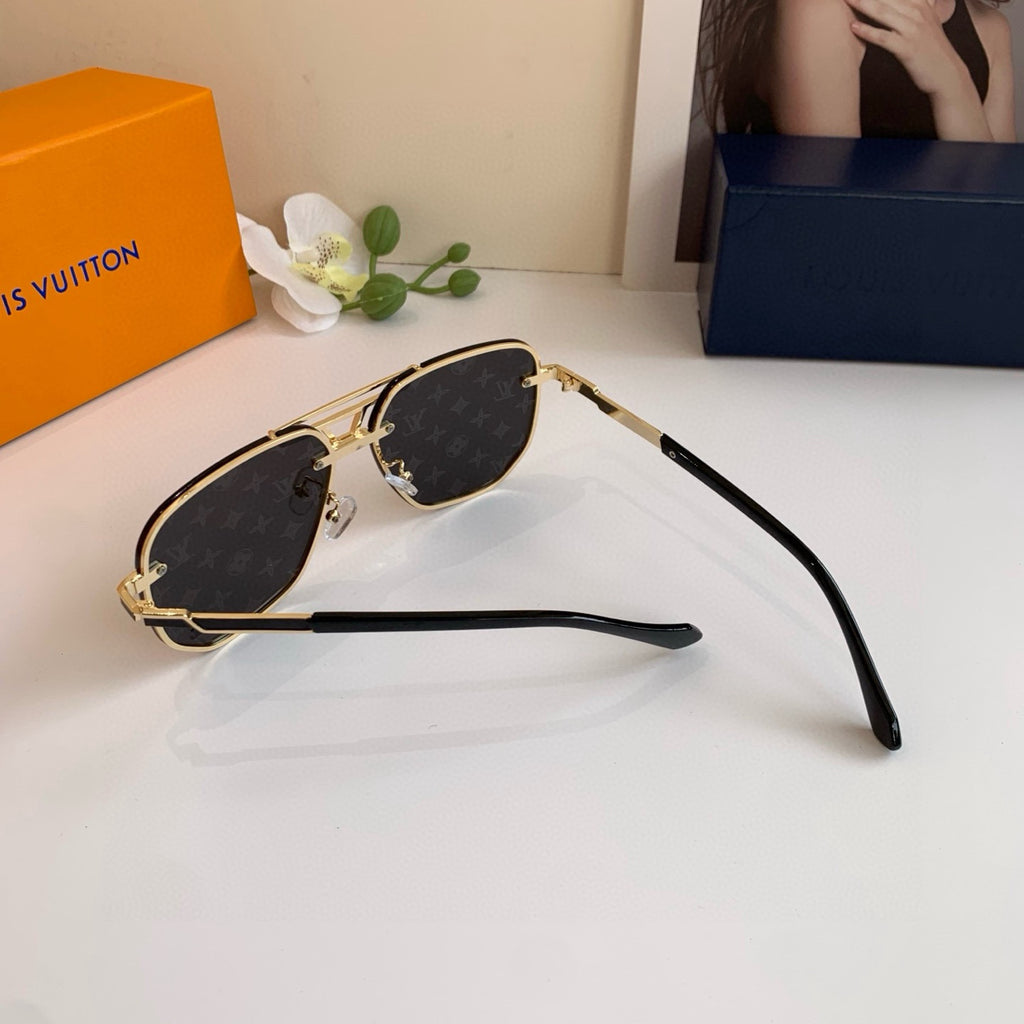Louis Vuitton Metal Fashion Gray Lens Sunglasses for Men & Women - 448535 - detail image 2