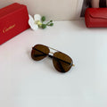 Cartier Aviator Black Lens Sunglasses for Men & Women