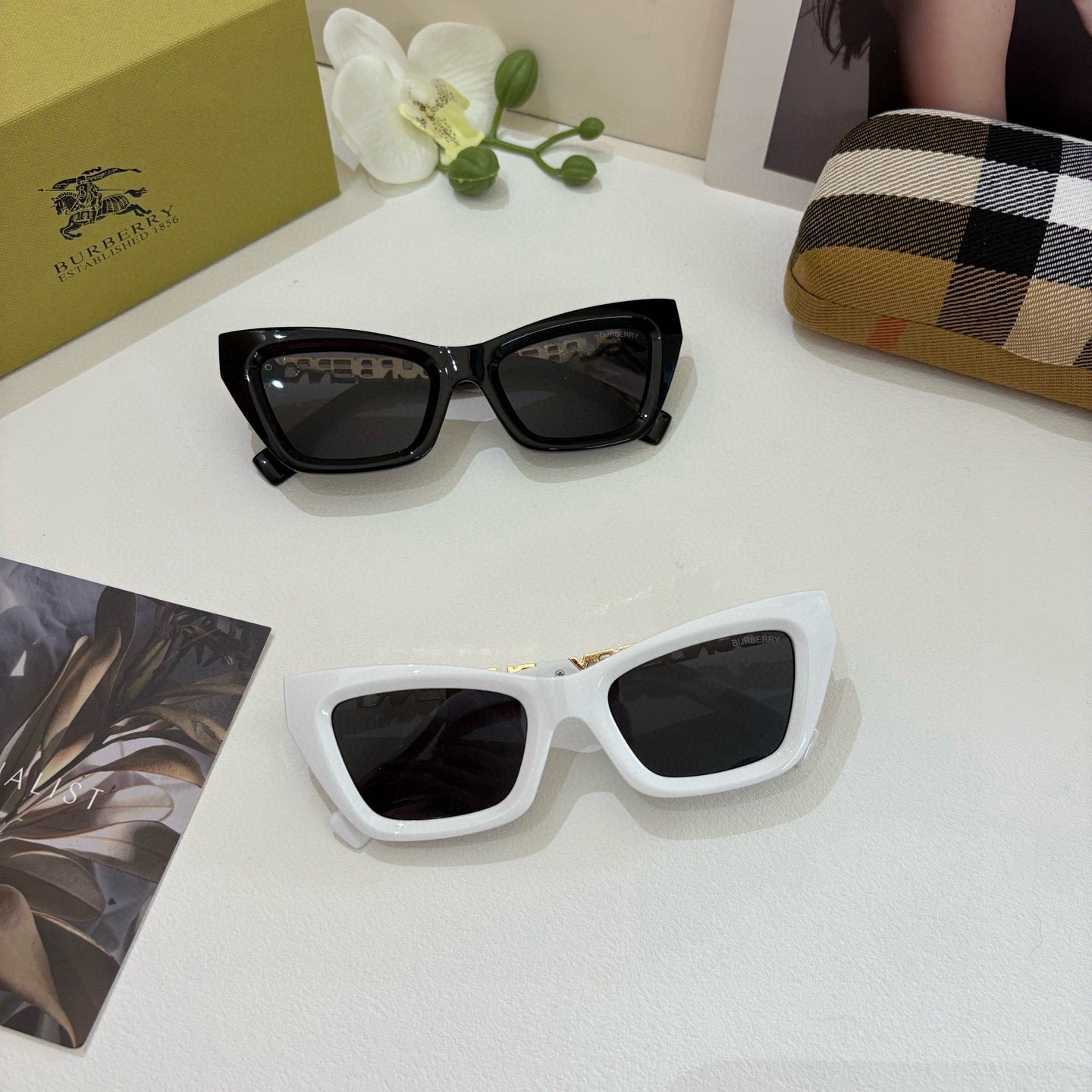 Burberry Square Silver Lens Sunglasses for Men & Women - 382892 - detail image 2