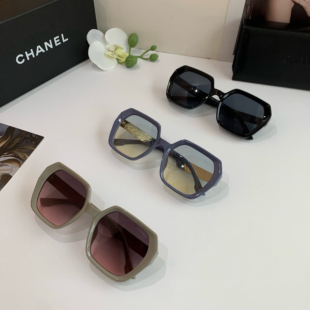 Chanel Square Black Lens Sunglasses for Men & Women - 465030 - detail image 4