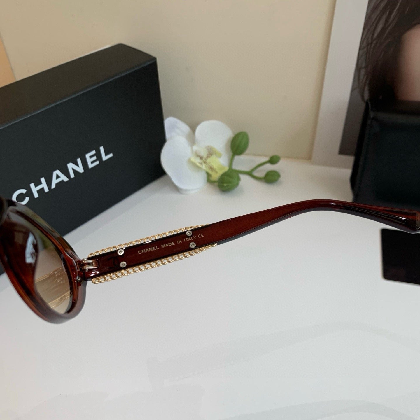 Chanel Fashion Red Lens Sunglasses for Men & Women - 465031