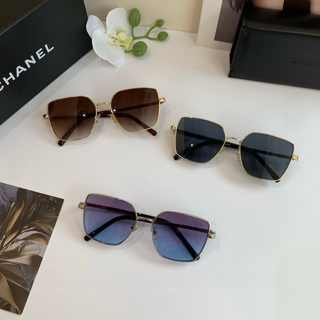 Chanel Square Silver Lens Sunglasses for Men & Women - detail image 4