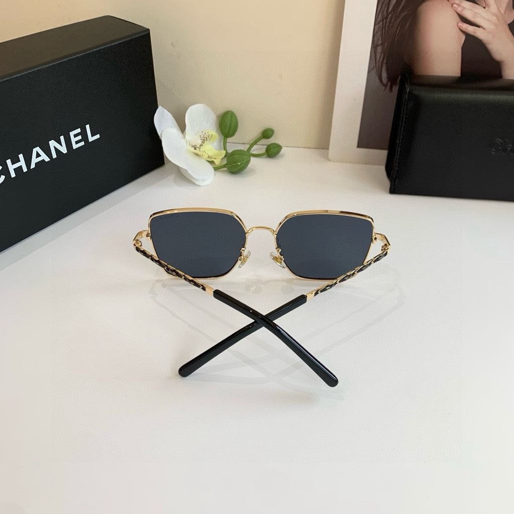 Chanel Square Silver Lens Sunglasses for Men & Women - detail image 3