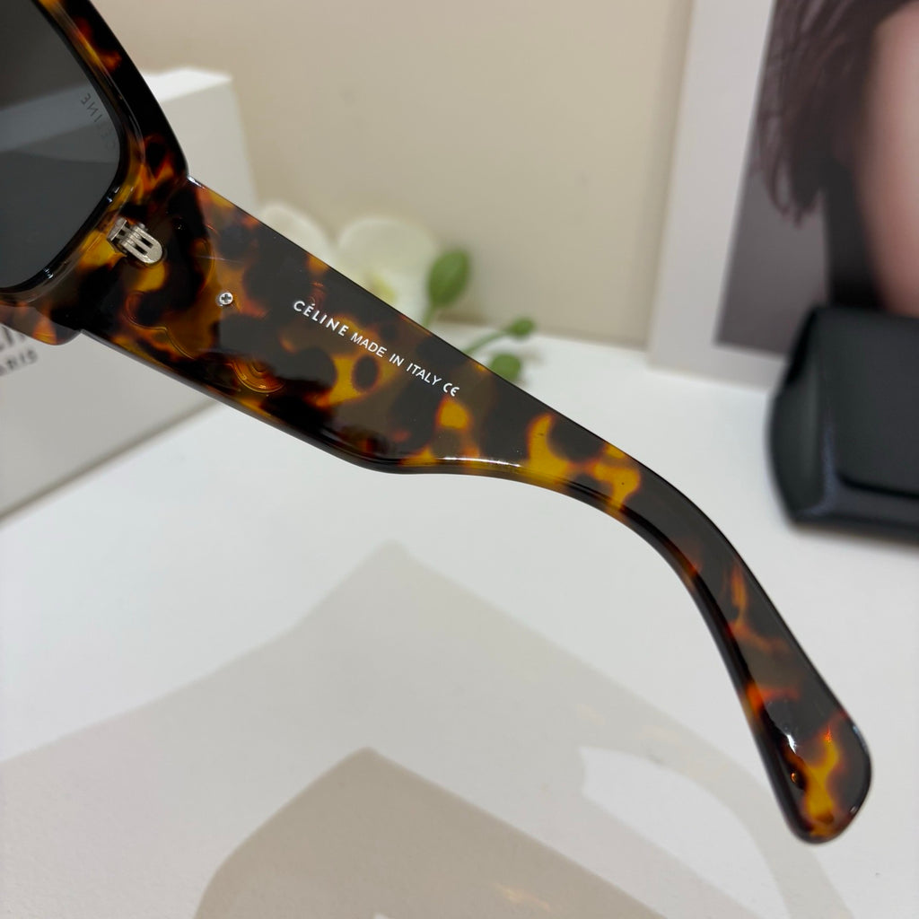 Celine Square Black Lens Sunglasses for Men & Women - 486968