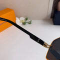Louis Vuitton Metal Square Silver Lens Sunglasses for Men & Women - 486207