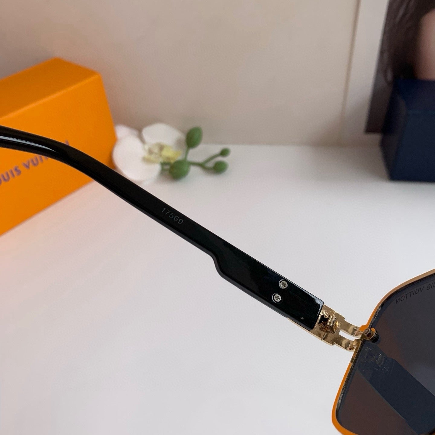 Louis Vuitton Metal Square Silver Lens Sunglasses for Men & Women - 486207