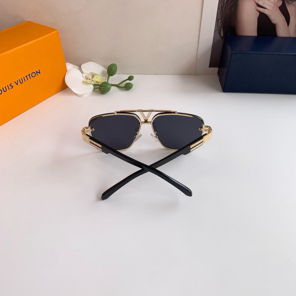 Louis Vuitton Metal Square Silver Lens Sunglasses for Men & Women - 486207 - detail image 3
