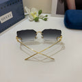Gucci Polarized Square Black Lens Sunglasses for Men & Women - 486431