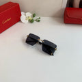 Cartier Lightweight Rimless Silver Lens Sunglasses for Men & Women - 415972