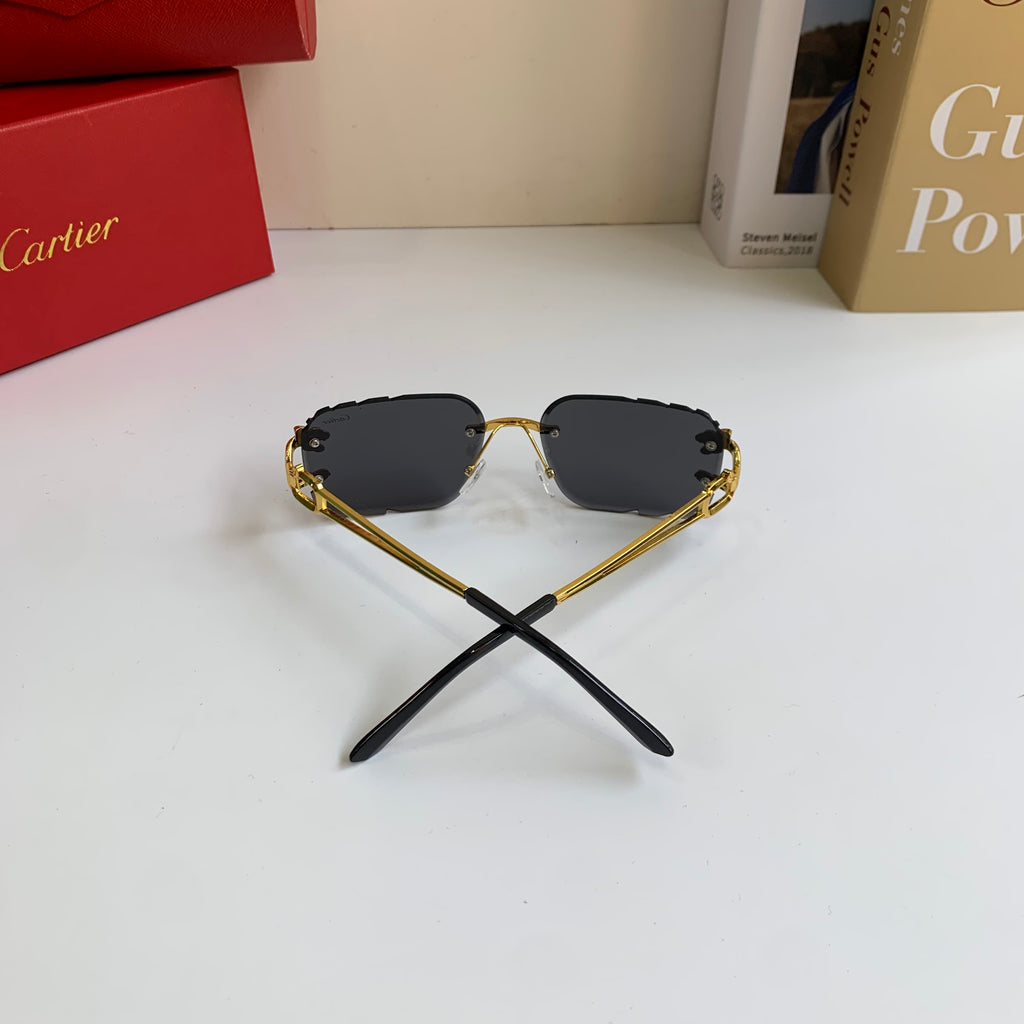 Cartier Lightweight Rimless Silver Lens Sunglasses for Men & Women - 416015 - detail image 9
