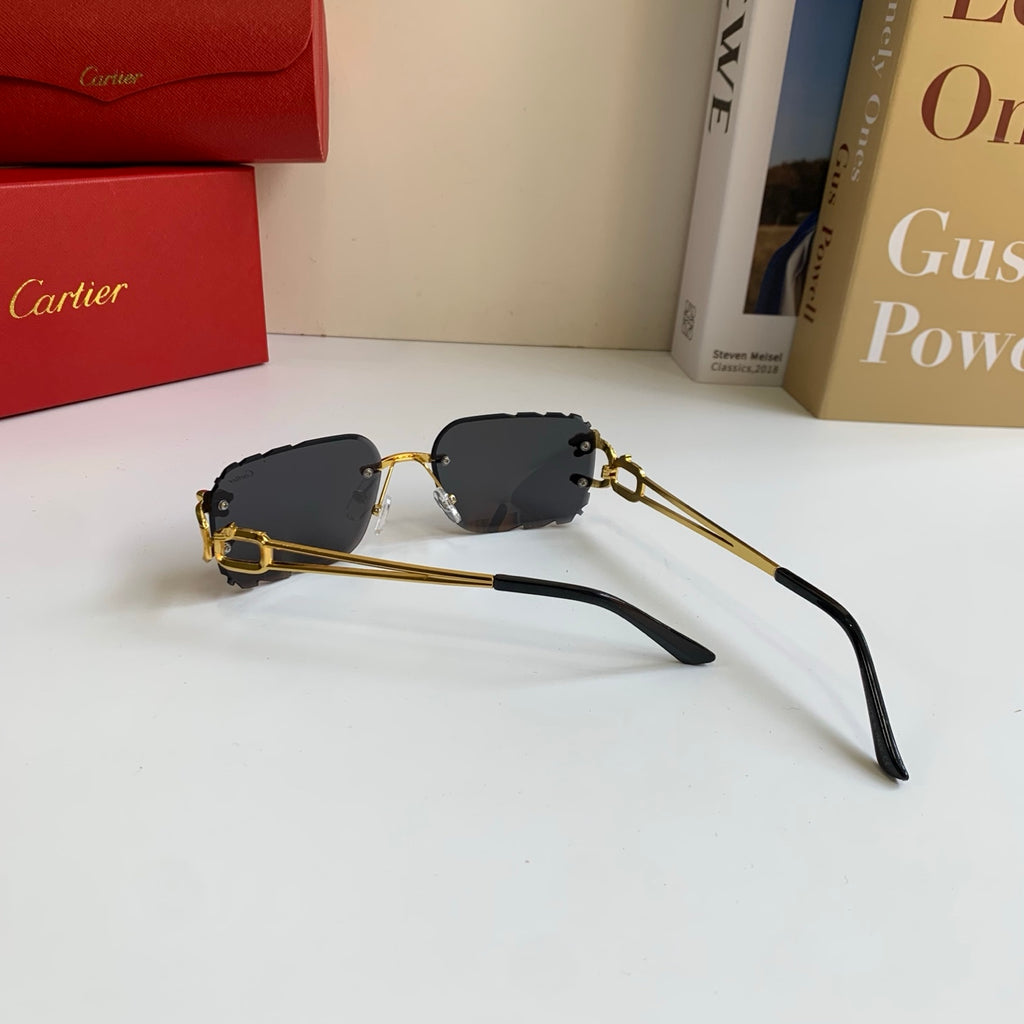 Cartier Lightweight Rimless Silver Lens Sunglasses for Men & Women - 416015 - detail image 8