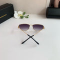 Balenciaga Metal Square Silver Lens Sunglasses for Men & Women - 158558