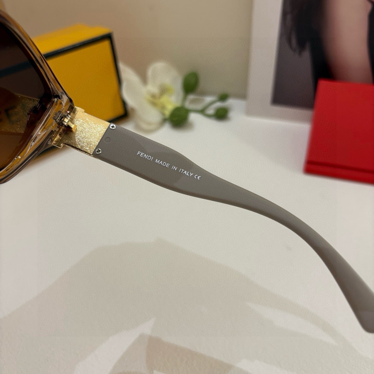 Fendi Square Brown Lens Sunglasses for Men & Women - 432721
