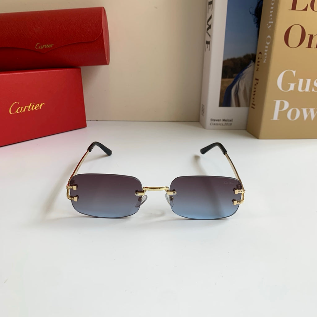 Cartier Square Silver Lens Sunglasses for Men & Women - 432281 - detail image 5