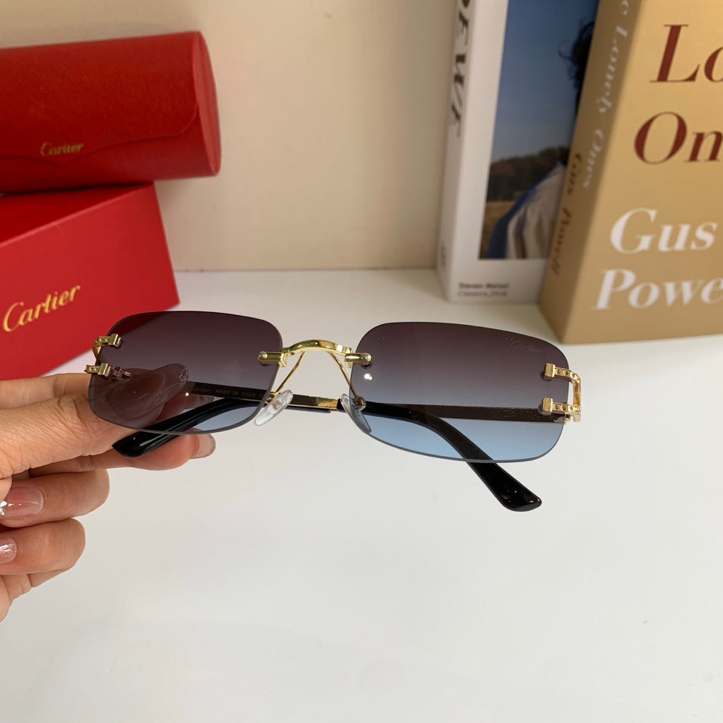 Cartier Square Silver Lens Sunglasses for Men & Women - 432281 - detail image 3