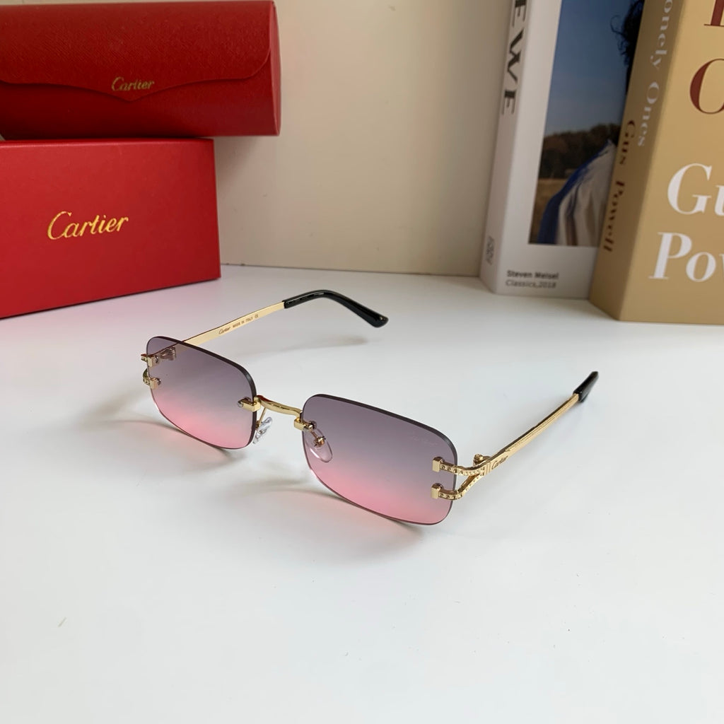 Cartier Square Silver Lens Sunglasses for Men & Women - 432283 - detail image 2