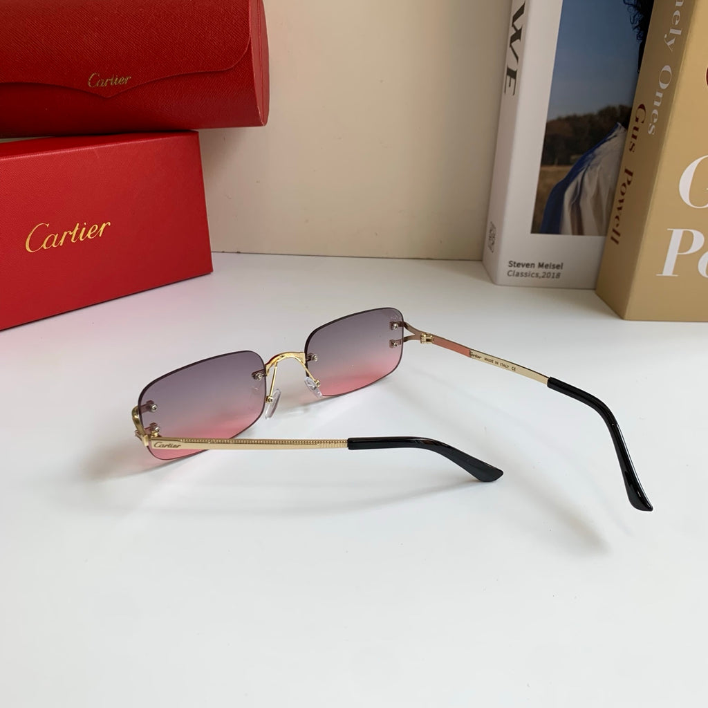 Cartier Square Silver Lens Sunglasses for Men & Women - 432283 - detail image 8