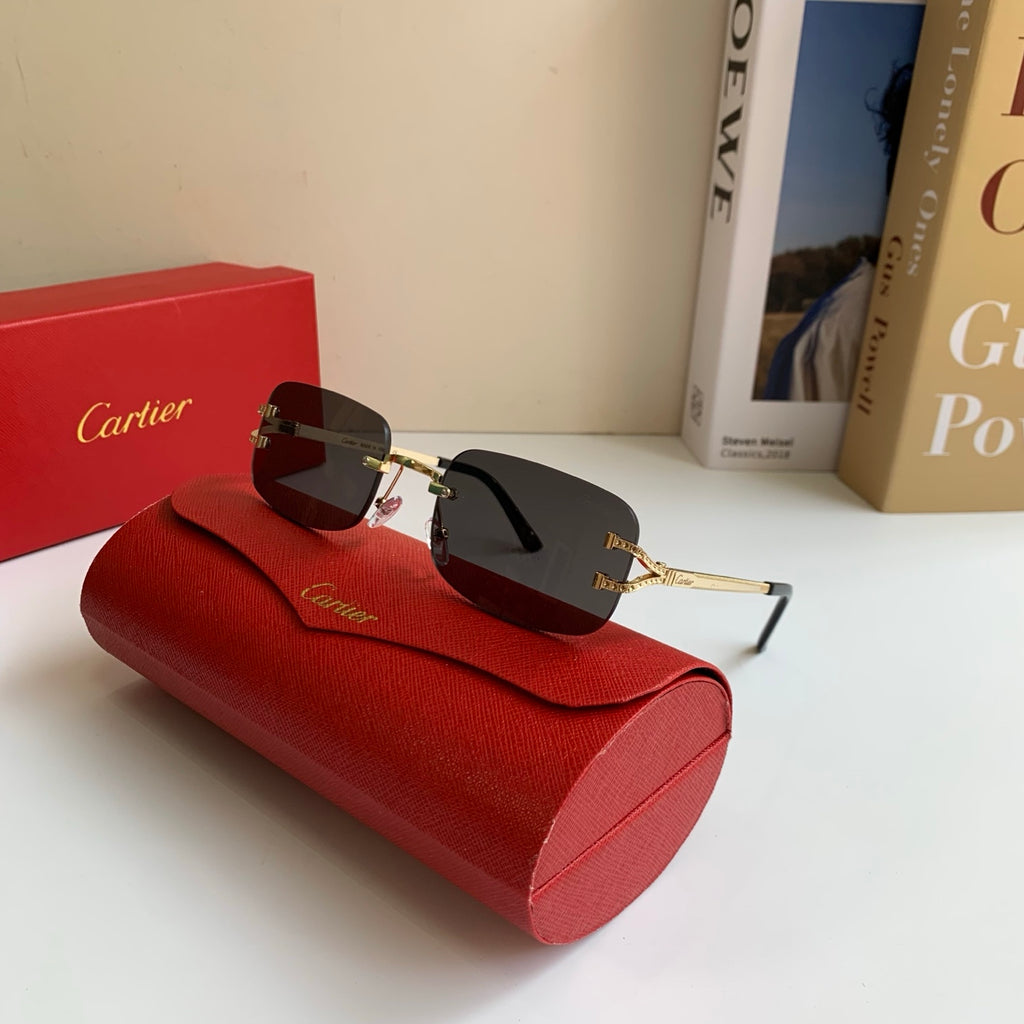 Cartier Square Silver Lens Sunglasses for Men & Women - 432284 - detail image 4