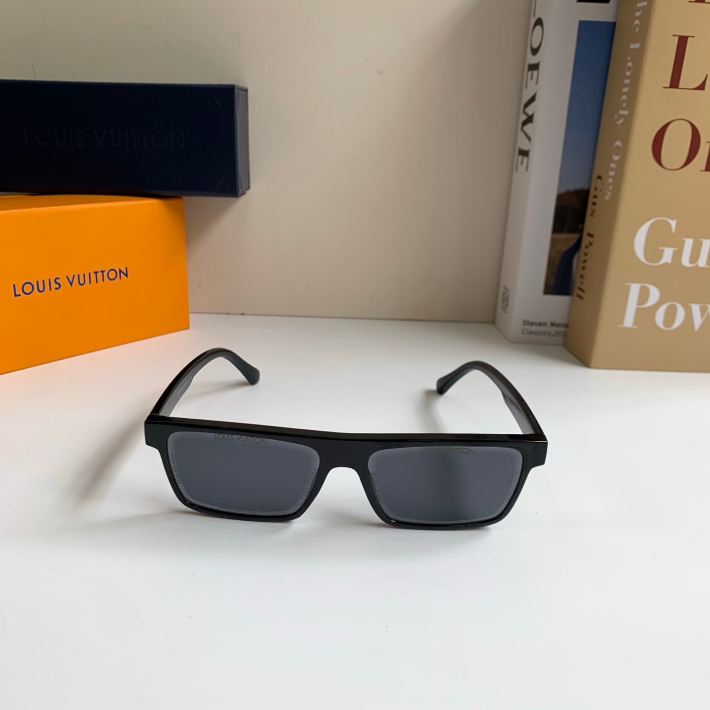 Louis Vuitton Square Gray Lens Sunglasses for Men & Women - 464766 - detail image 5