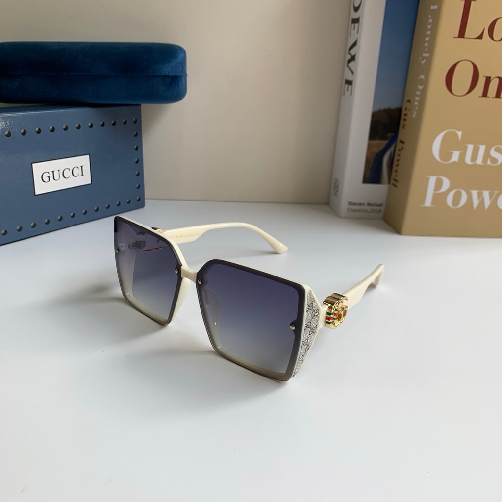 Gucci Metal Square Silver Lens Sunglasses for Men & Women - 464839 - detail image 2