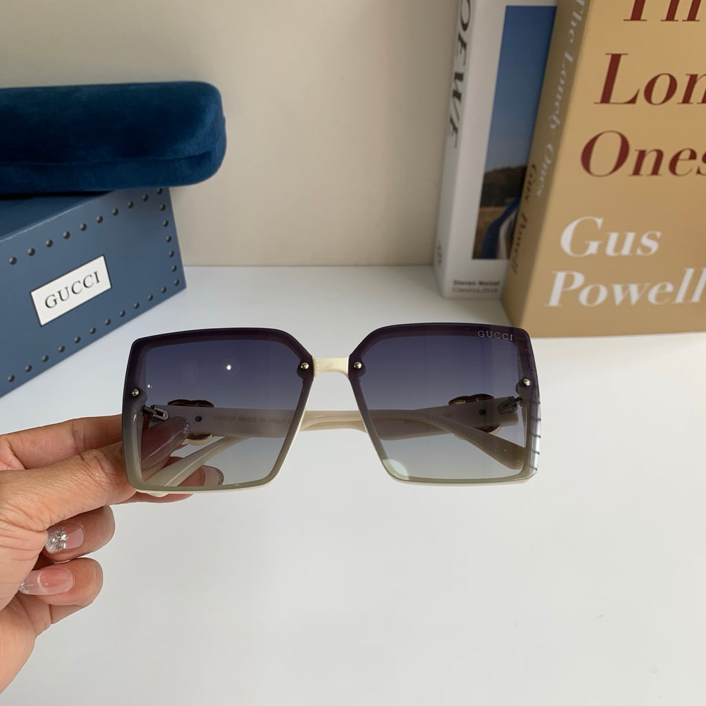 Gucci Metal Square Silver Lens Sunglasses for Men & Women - 464839 - detail image 4