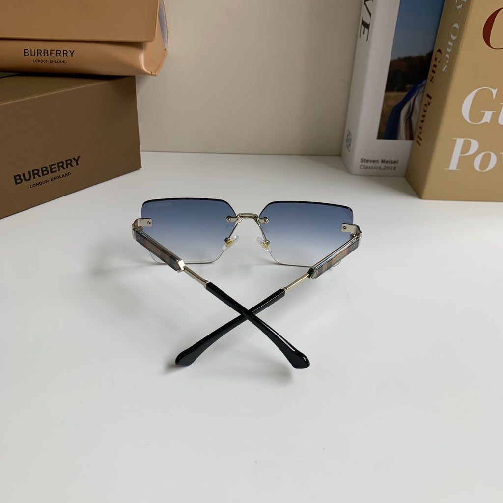 Burberry Metal Square Silver Lens Sunglasses for Men & Women - 487452 - detail image 6