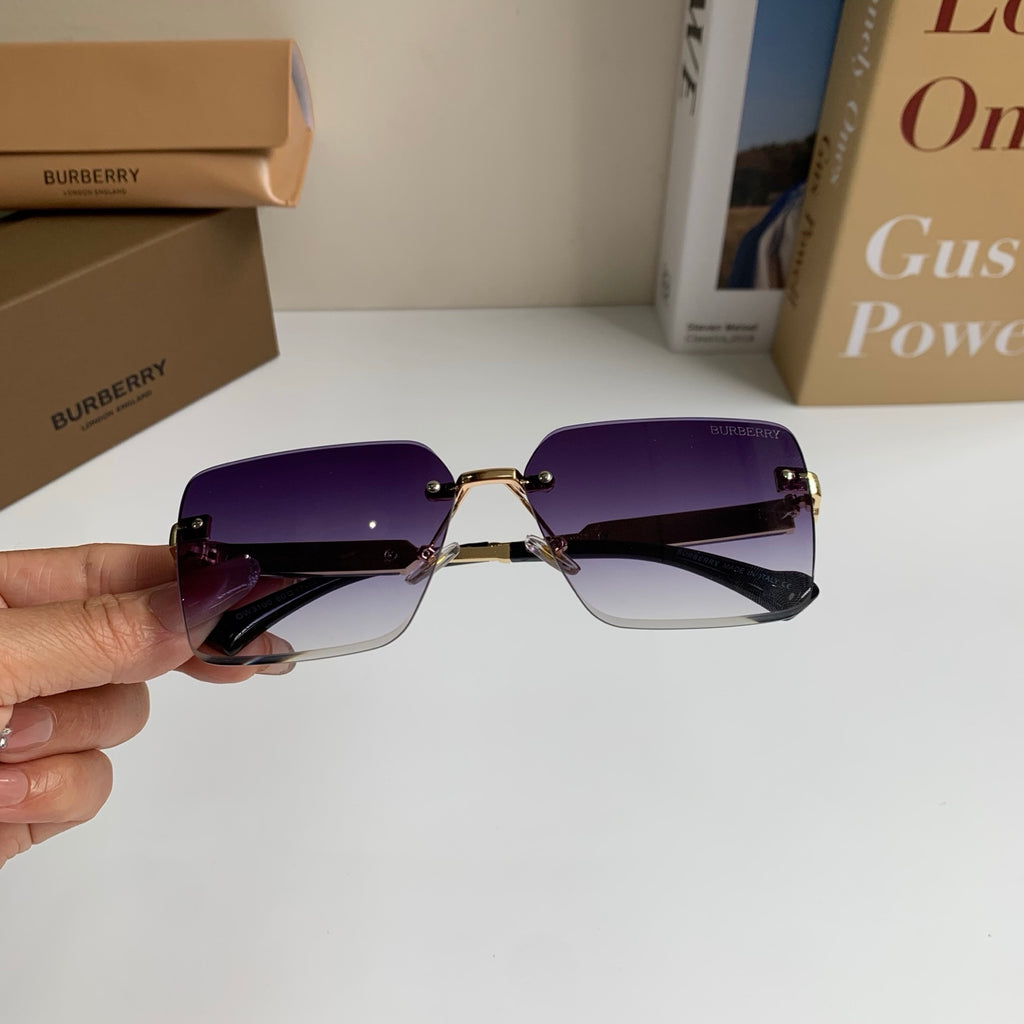 Burberry Metal Square Silver Lens Sunglasses for Men & Women - 487453 - detail image 4