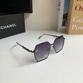 Chanel Metal Fashion Silver Lens Sunglasses for Men & Women - 493515