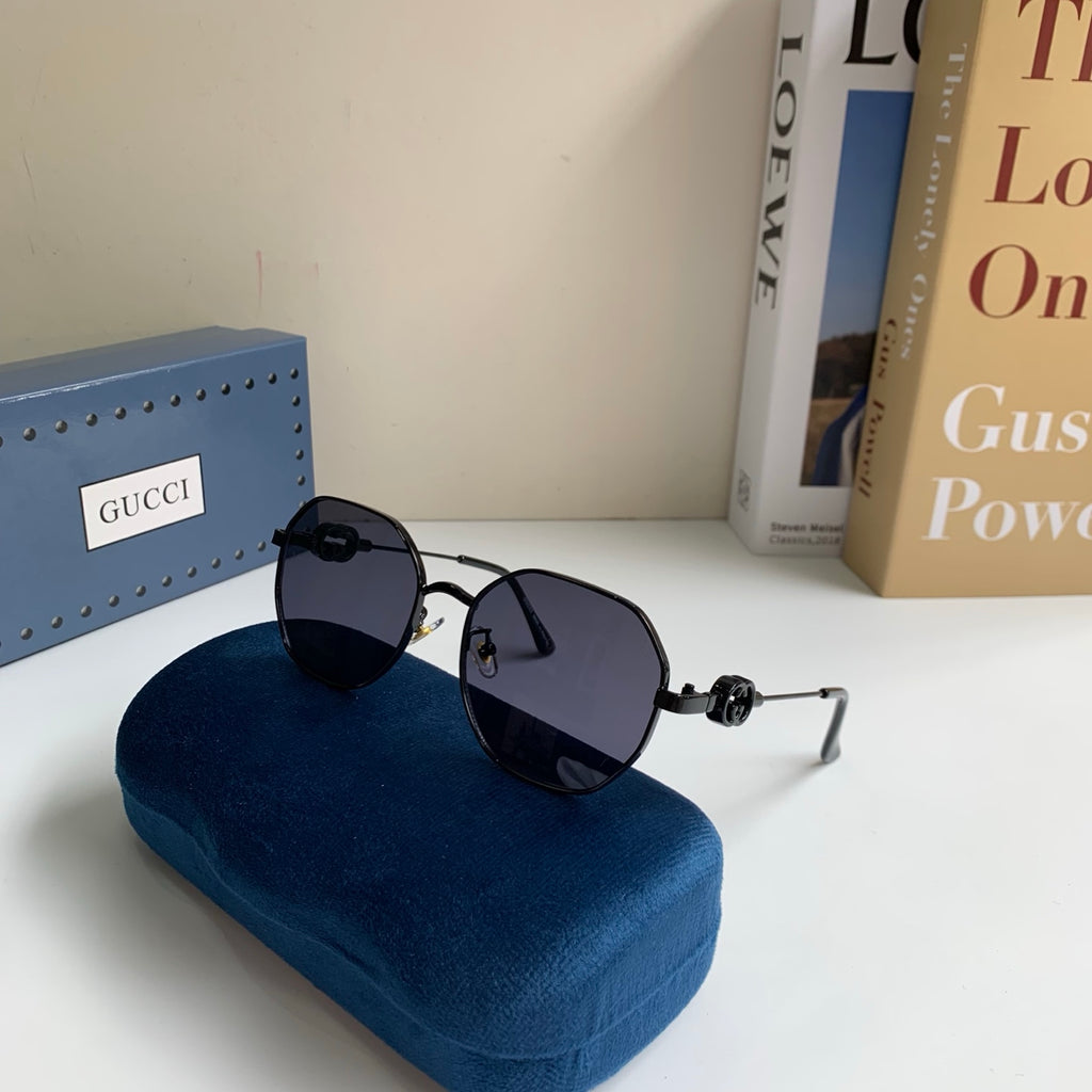Gucci Metal Square Silver Lens Sunglasses for Men & Women - 493277 - detail image 5