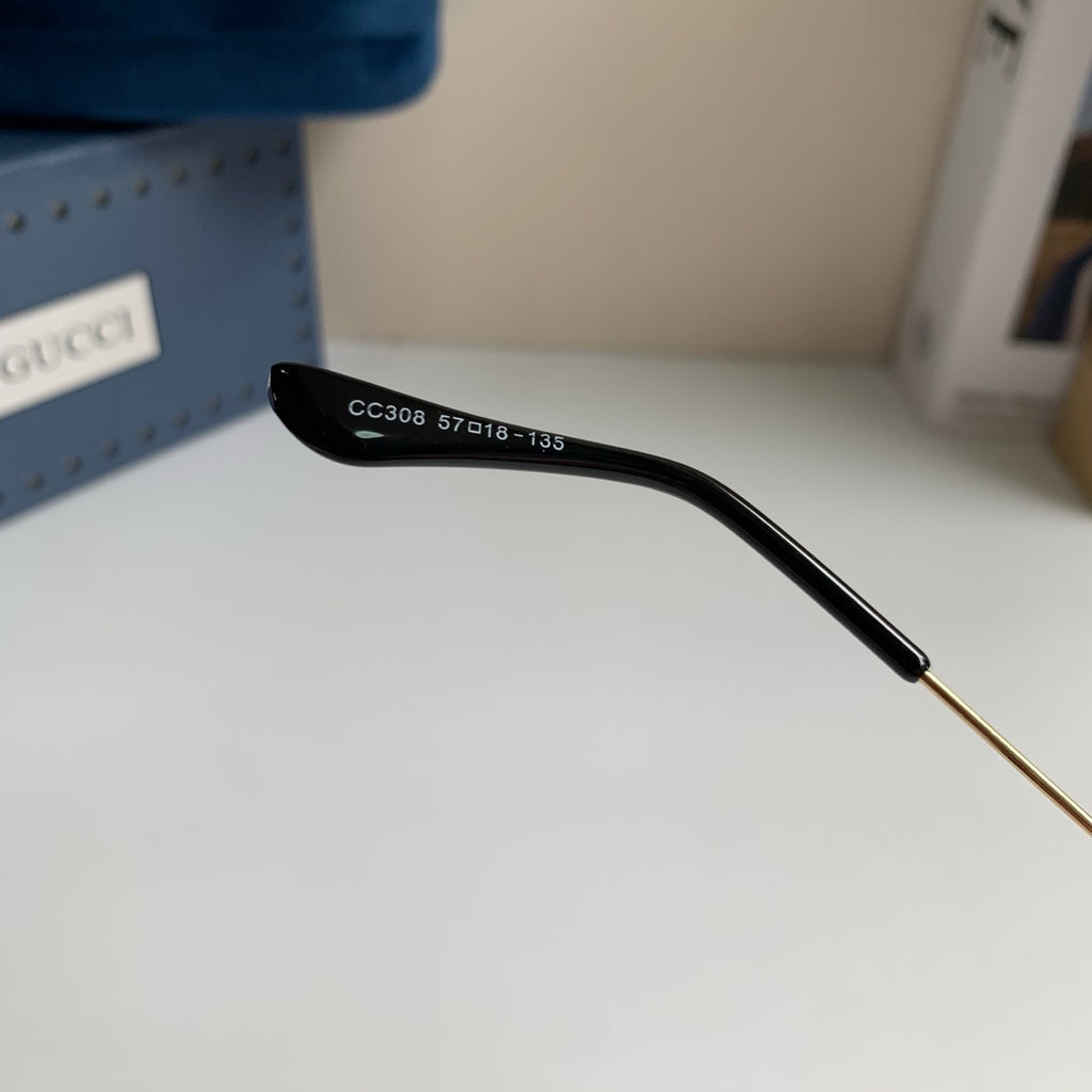 Gucci Metal Square Silver Lens Sunglasses for Men & Women - detail image 7