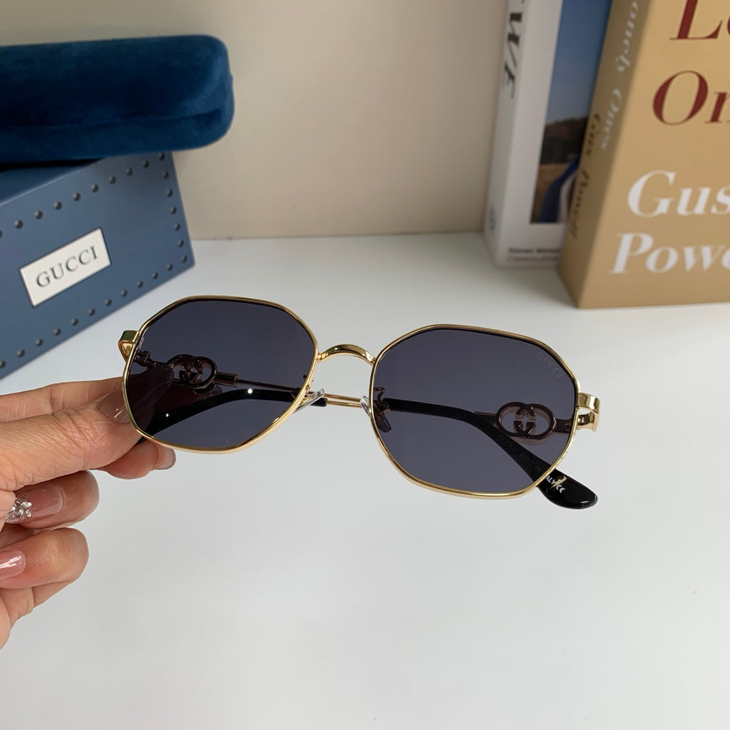 Gucci Metal Square Silver Lens Sunglasses for Men & Women - detail image 5