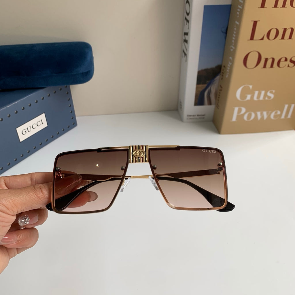 Gucci Polarized Square Brown Lens Sunglasses for Men & Women - 486310 - detail image 5