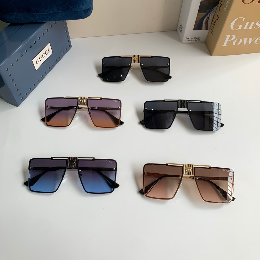 Gucci Polarized Square Silver Lens Sunglasses for Men & Women - 486313 - detail image 9