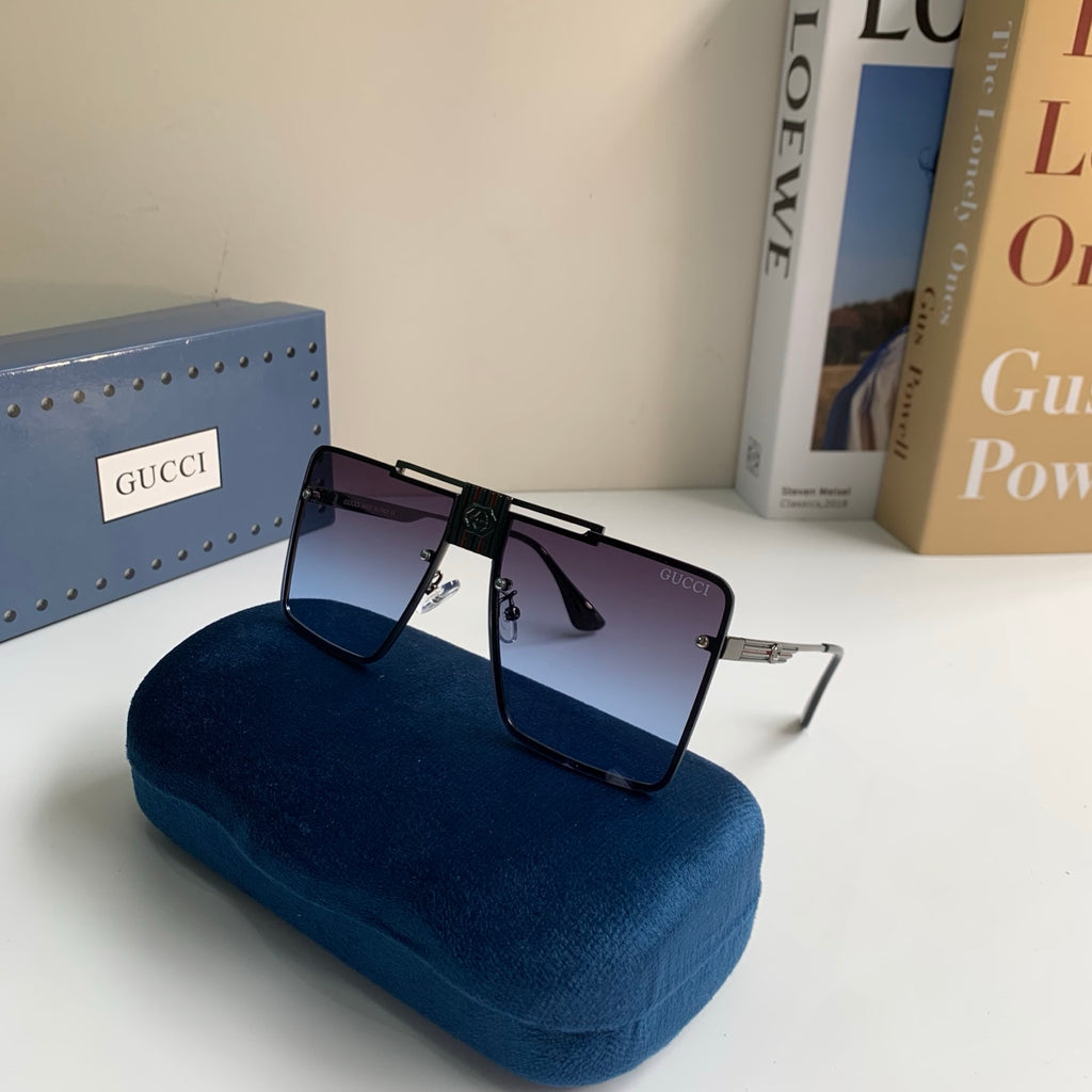 Gucci Polarized Square Silver Lens Sunglasses for Men & Women - 486311 - detail image 4