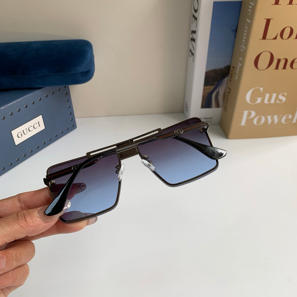 Gucci Polarized Square Silver Lens Sunglasses for Men & Women - 486311 - detail image 8