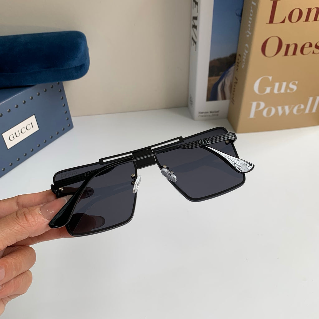 Gucci Polarized Square Silver Lens Sunglasses for Men & Women - 486312 - detail image 6