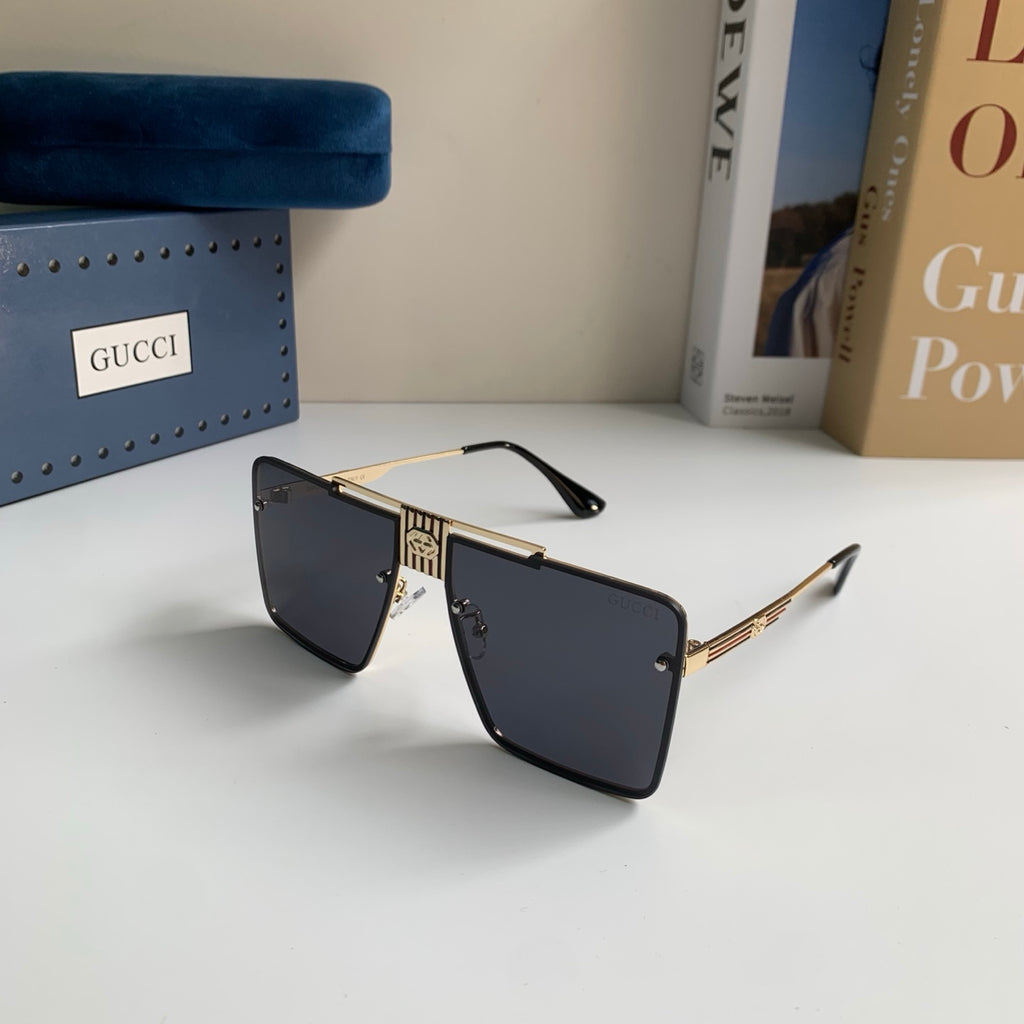 Gucci Polarized Square Silver Lens Sunglasses for Men & Women - 486314 - detail image 2