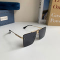 Gucci Polarized Square Silver Lens Sunglasses for Men & Women - 486314