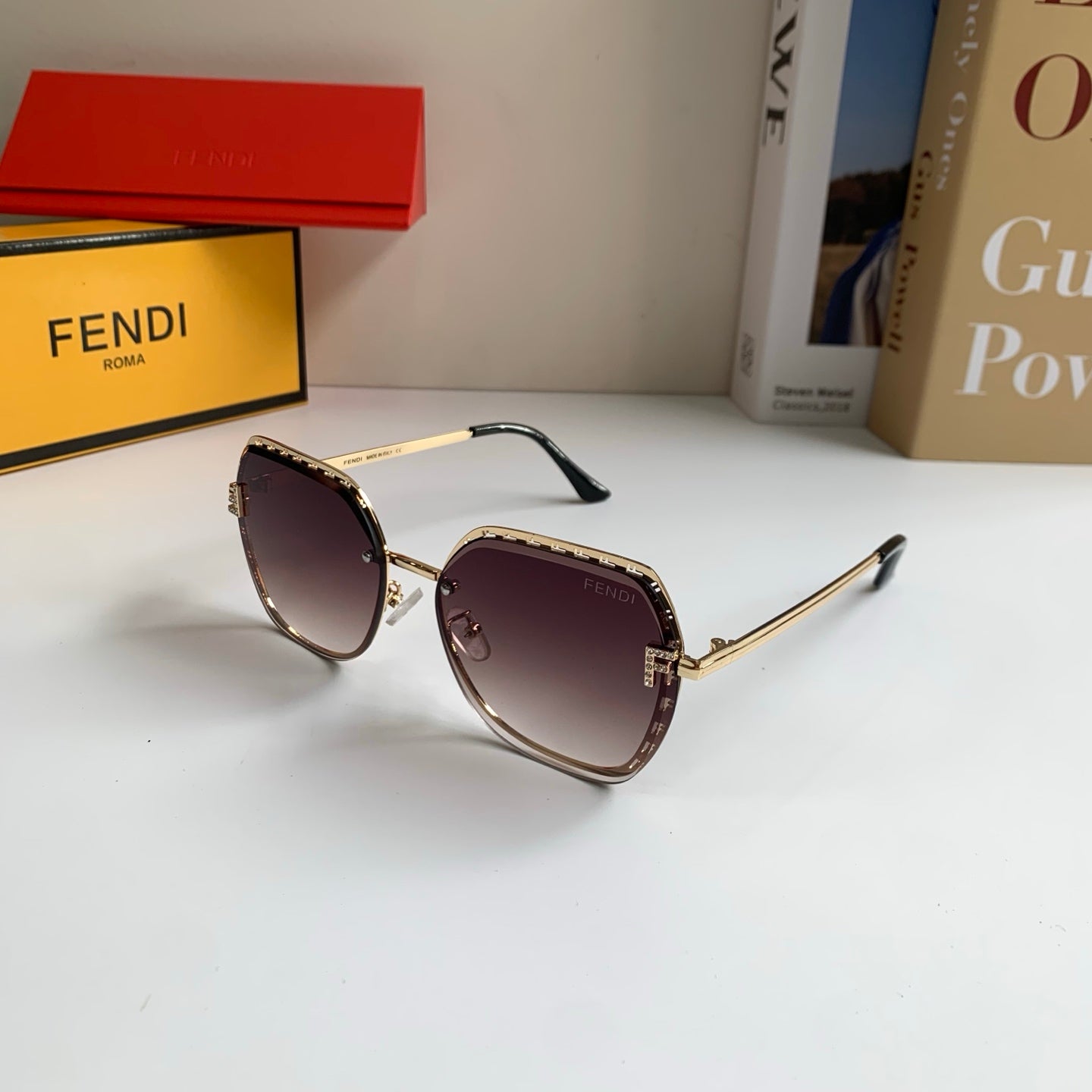 Fendi Fashion Red Lens Sunglasses for Men & Women - 432726 - detail image 2